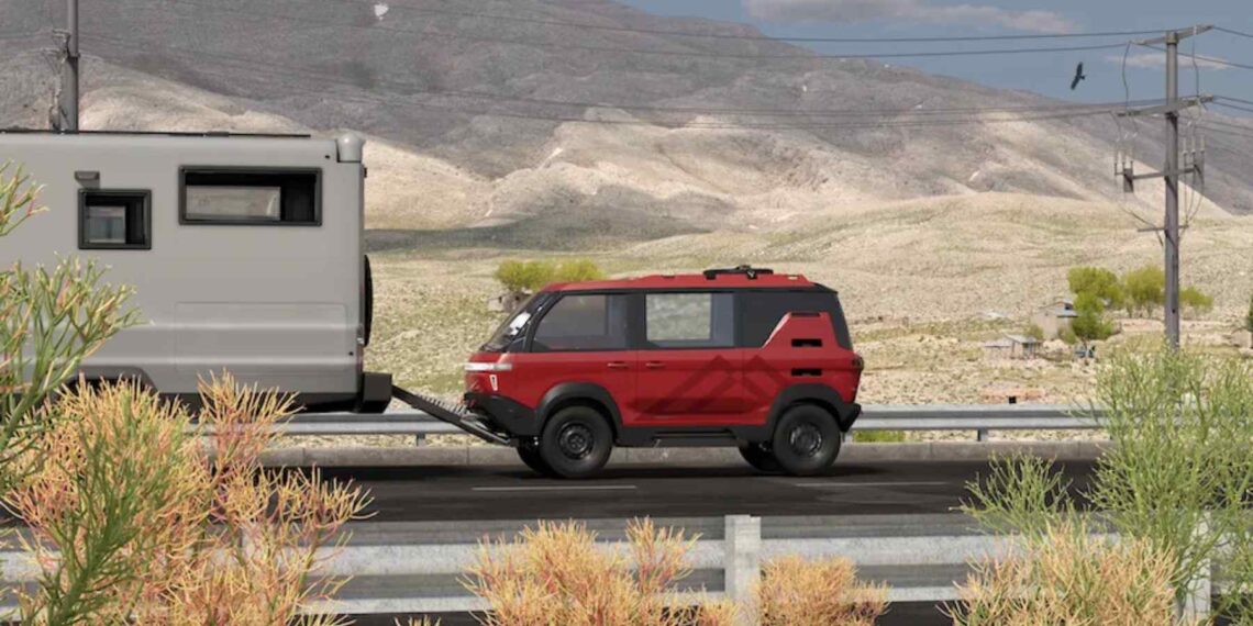 La mini caravana eléctrica que parece sacada del futuro se llama Aventure 1