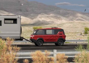 La mini caravana eléctrica que parece sacada del futuro se llama Aventure 1