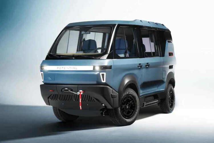La mini caravana eléctrica que parece sacada del futuro se llama Aventure 1