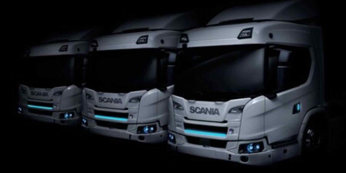 Una empresa logística compra 600 camiones eléctricos Scania