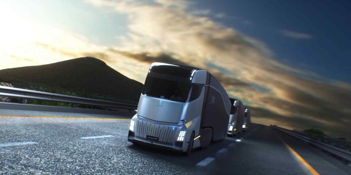 Homtruck es el camión eléctrico y autónomo chino que parece un Transformer