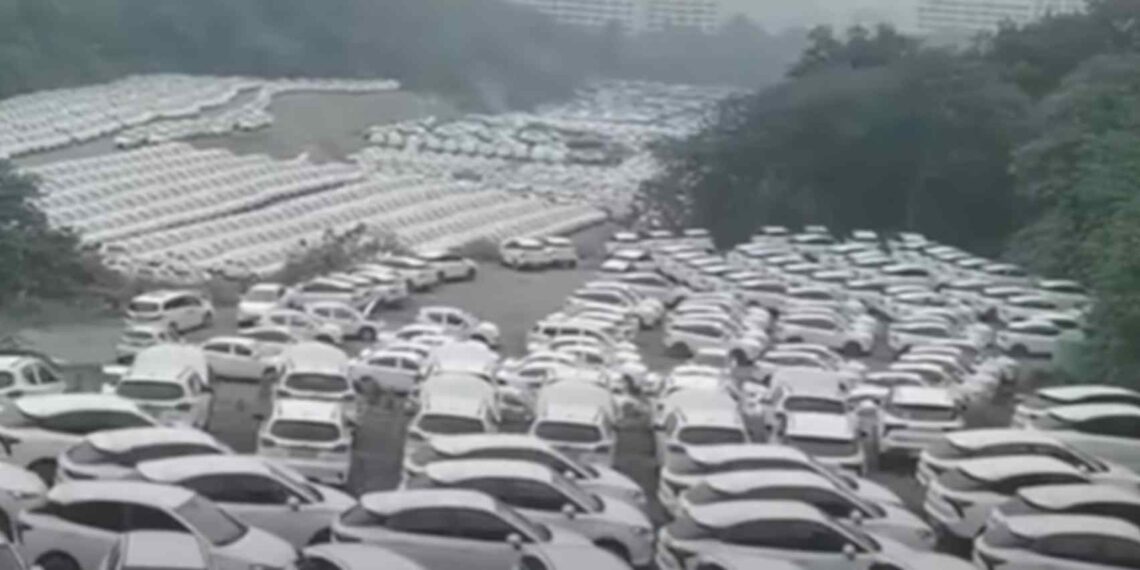 Este es el vídeo viral del cementerio de coches eléctricos en China