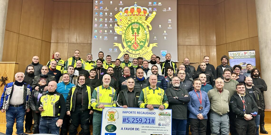 Seguridad Vial en moto con causa solidaria Apoyo a las víctimas de la DANA.